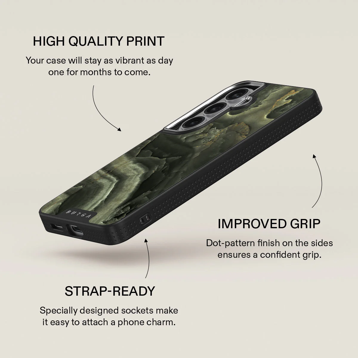 Misty Forest - Green Marble Samsung Galaxy S26 Plus Case - Image 23