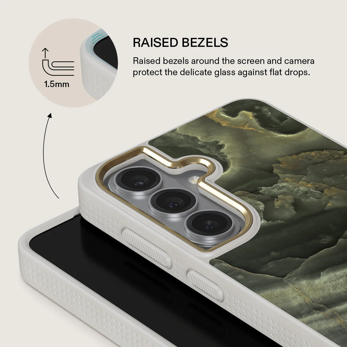 Misty Forest - Green Marble Samsung Galaxy S26 Plus Case - Image 29