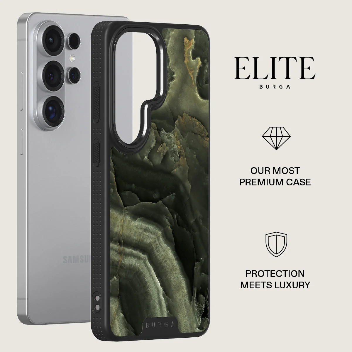 Misty Forest - Green Marble Samsung Galaxy S26 Ultra Case - Image 13