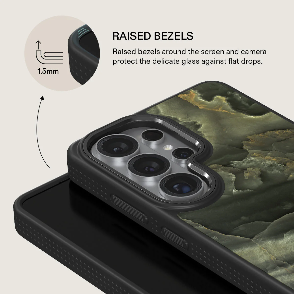 Misty Forest - Green Marble Samsung Galaxy S26 Ultra Case - Image 15