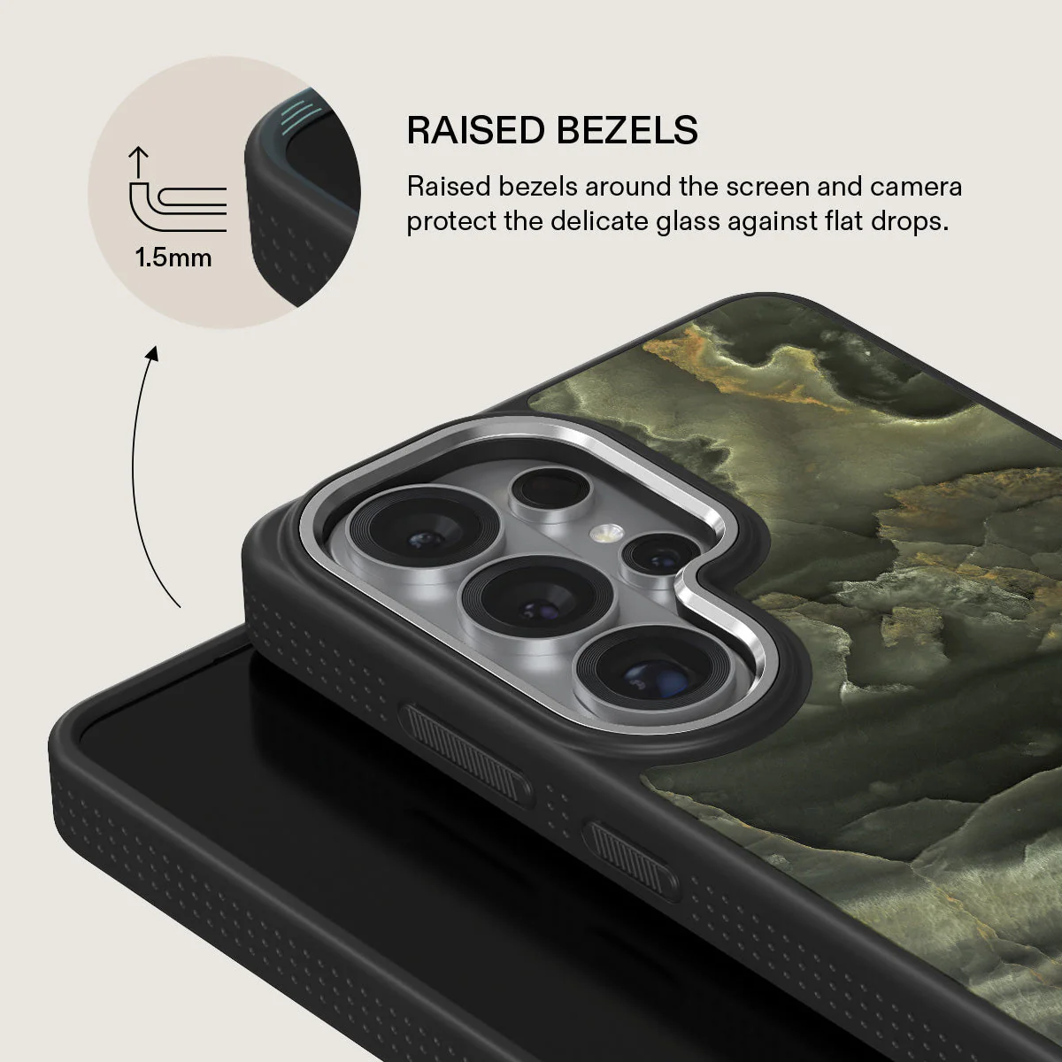 Misty Forest - Green Marble Samsung Galaxy S26 Ultra Case - Image 22