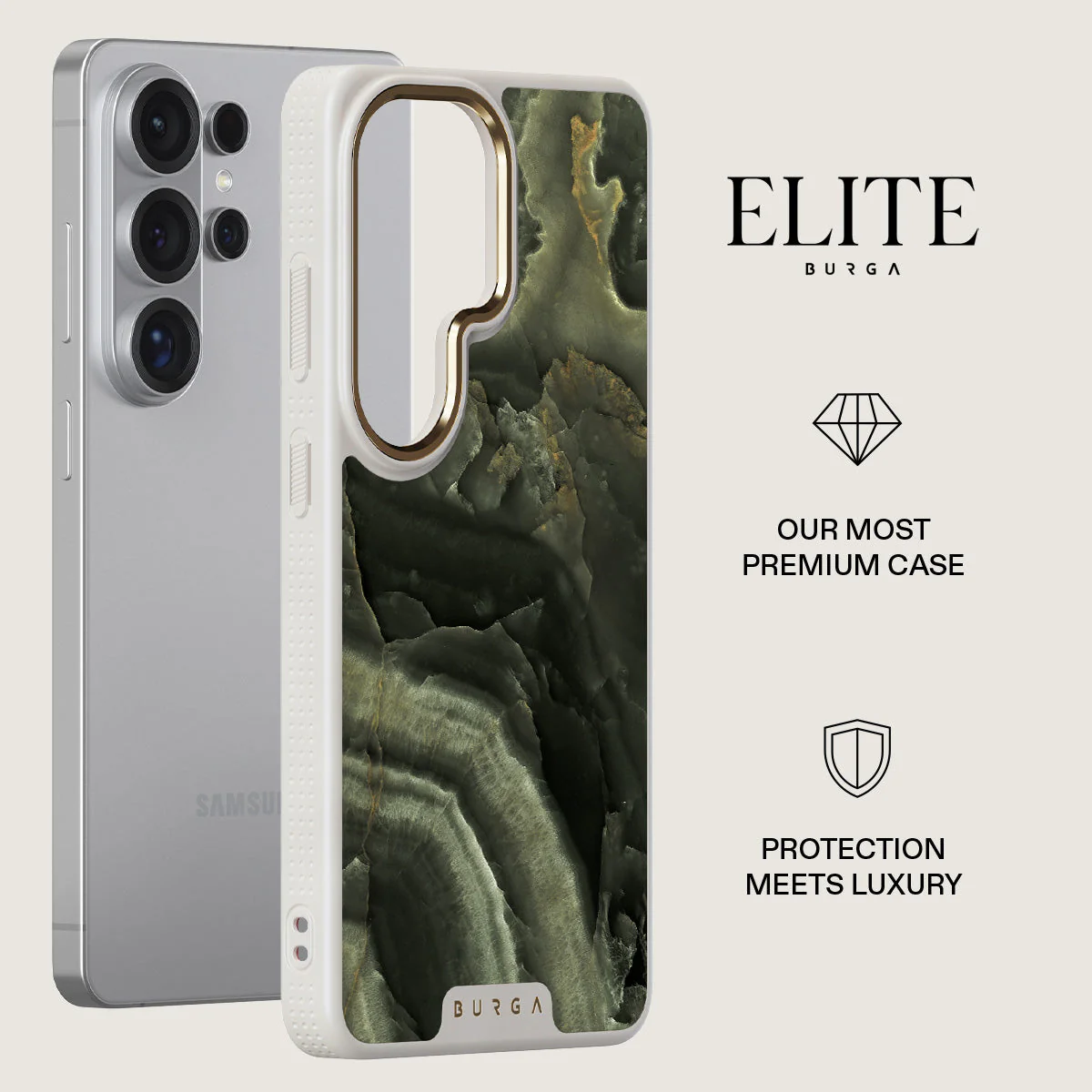 Misty Forest - Green Marble Samsung Galaxy S26 Ultra Case - Image 27