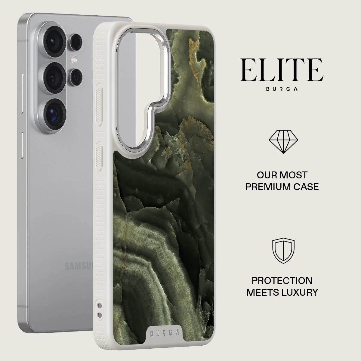 Misty Forest - Green Marble Samsung Galaxy S26 Ultra Case - Image 34