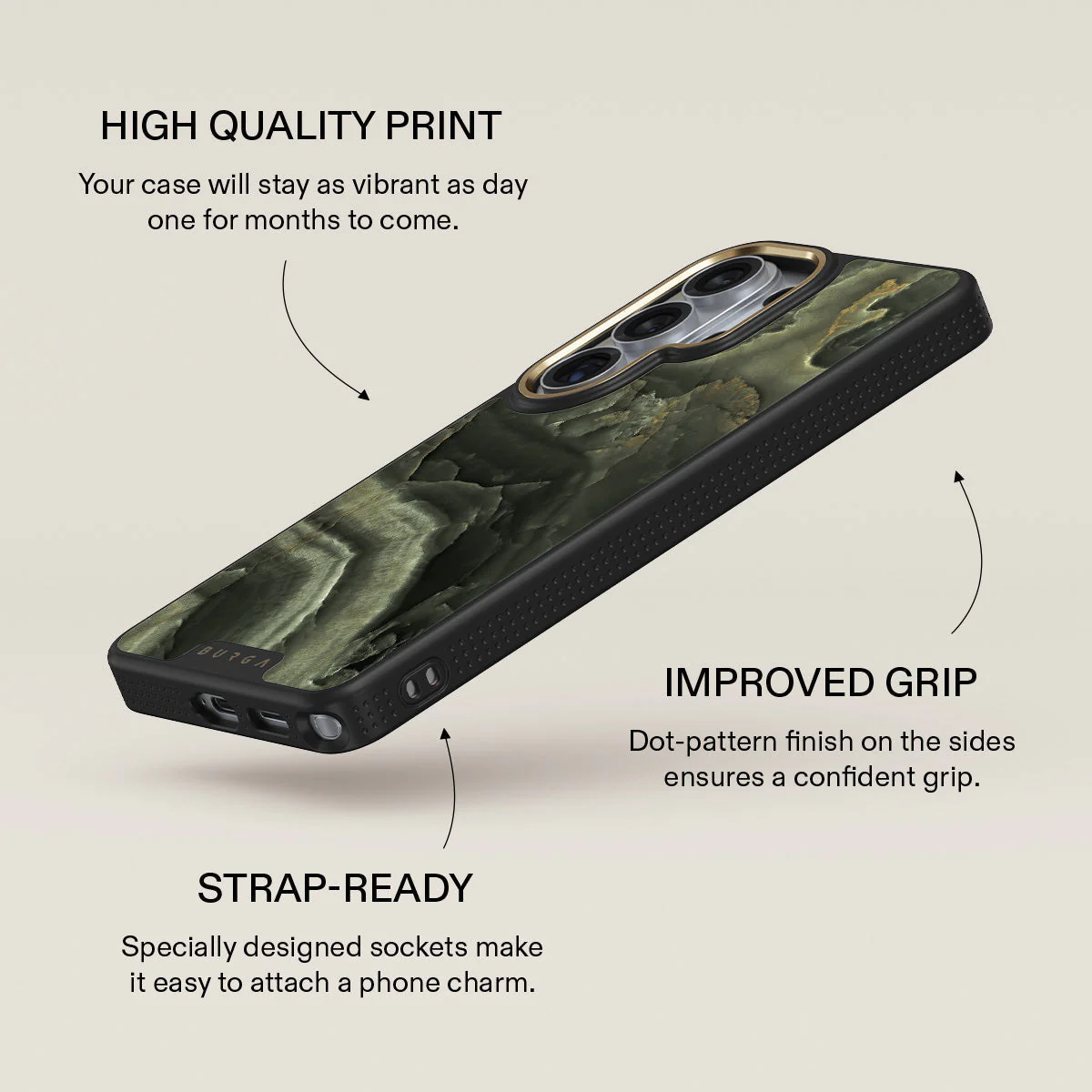 Misty Forest - Green Marble Samsung Galaxy S26 Ultra Case - Image 9