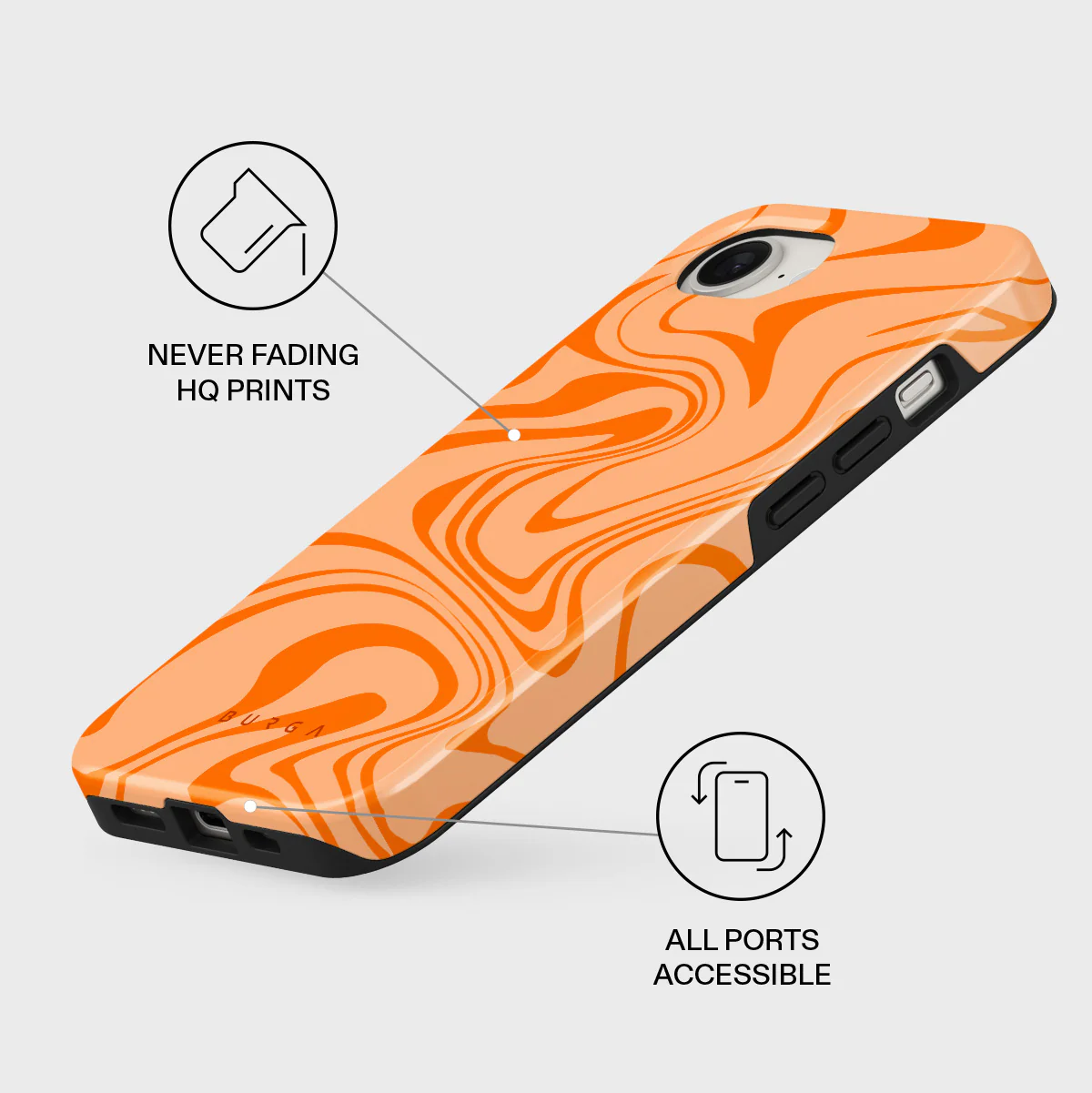 High Vibrations - Color Swirl iPhone 17e Case - Image 3