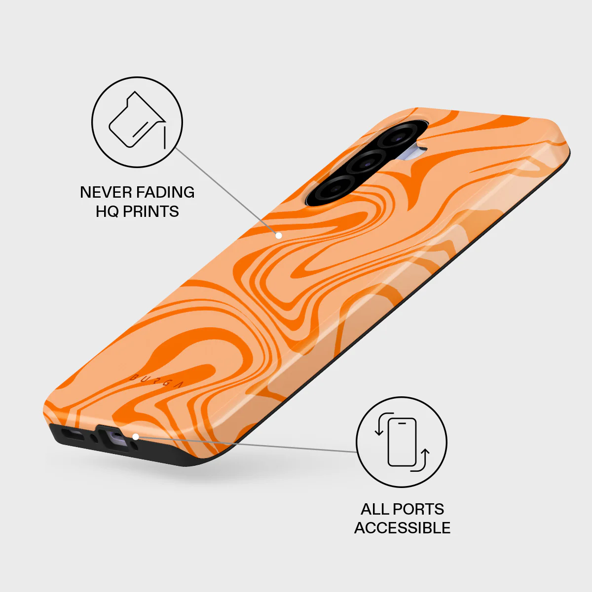 High Vibrations - Color Swirl Samsung Galaxy A37 5G Case - Image 3