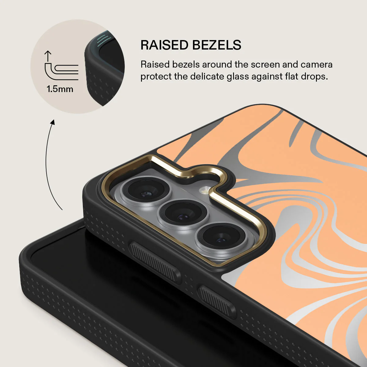 High Vibrations - Color Swirl Samsung Galaxy S26 Case - Image 44