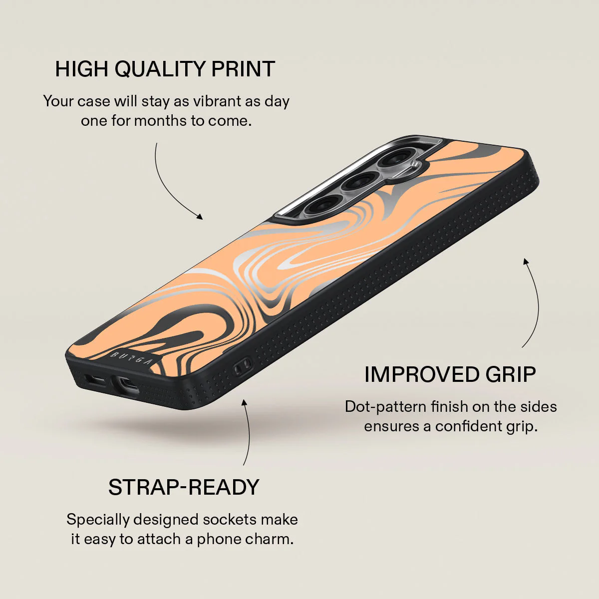 High Vibrations - Color Swirl Samsung Galaxy S26 Case - Image 61