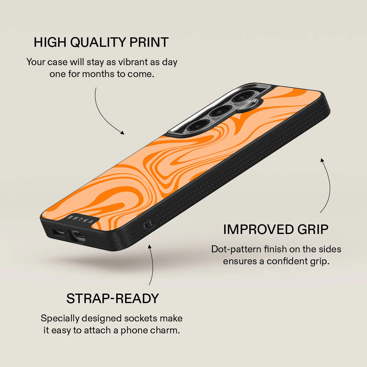 High Vibrations - Color Swirl Samsung Galaxy S26 Plus Case - Image 23