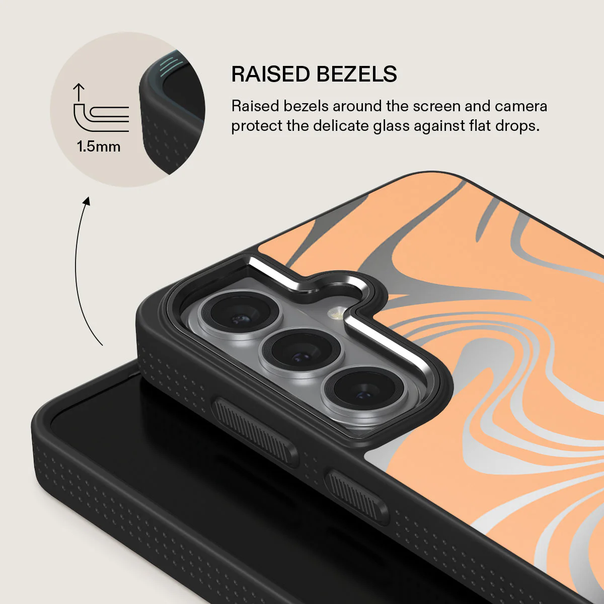 High Vibrations - Color Swirl Samsung Galaxy S26 Plus Case - Image 52