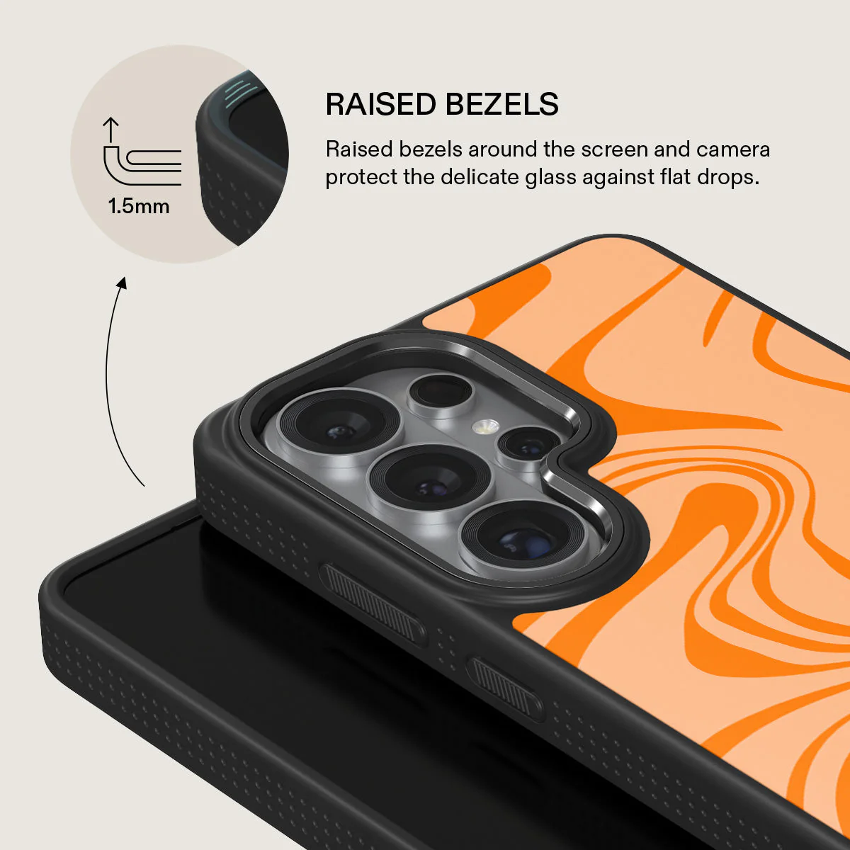 High Vibrations - Color Swirl Samsung Galaxy S26 Ultra Case - Image 15