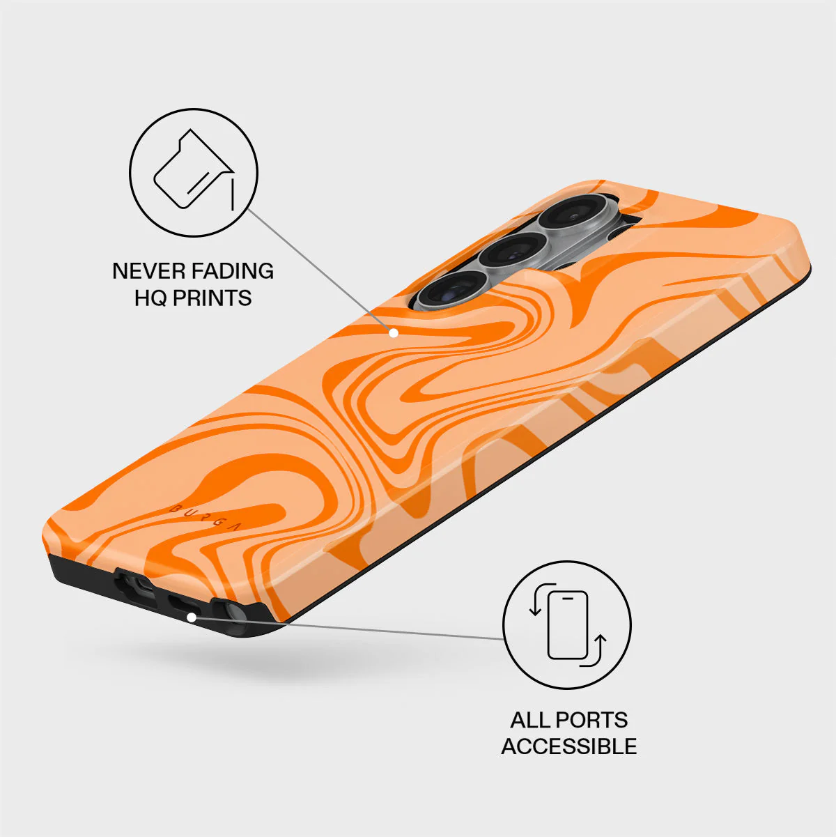 High Vibrations - Color Swirl Samsung Galaxy S26 Ultra Case - Image 3