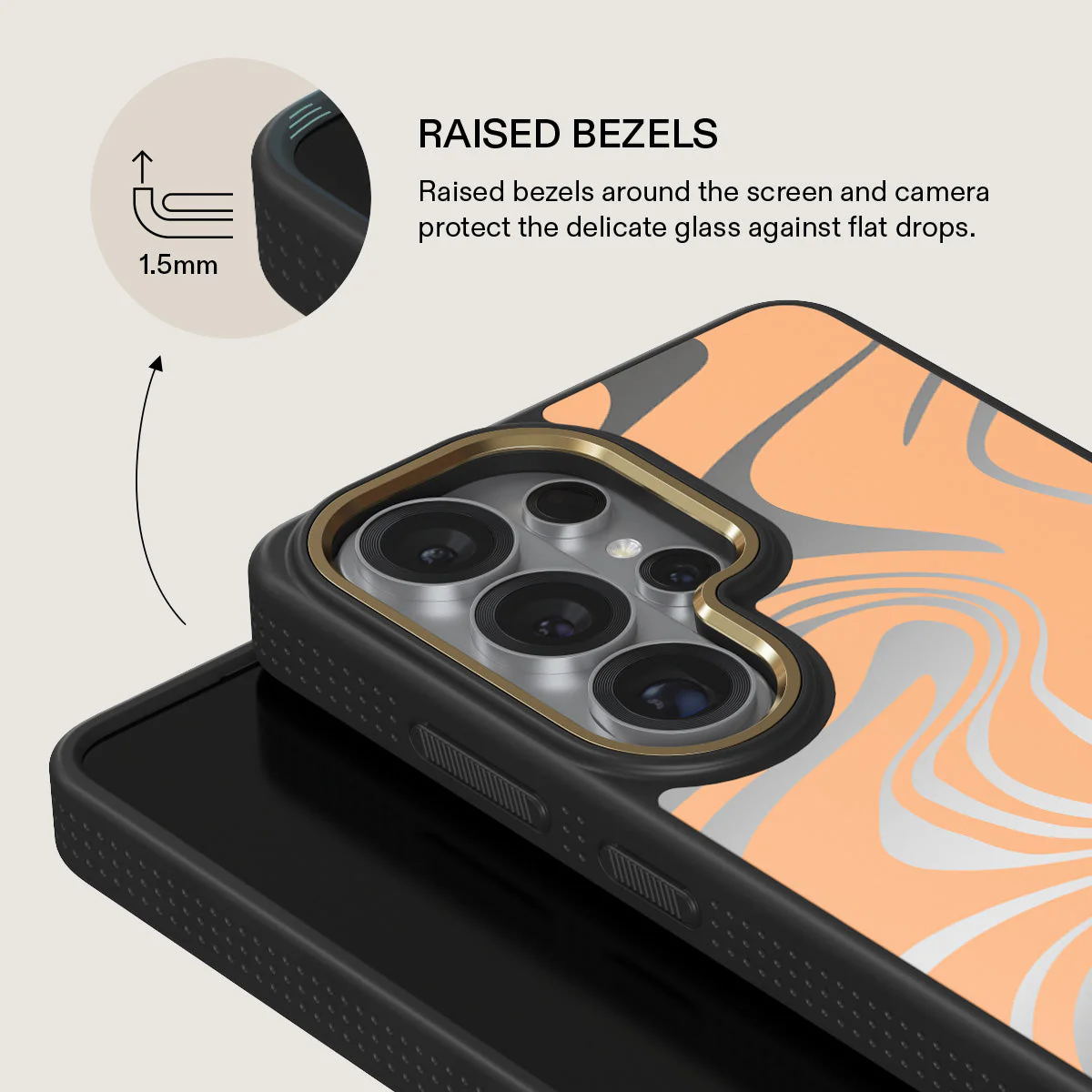 High Vibrations - Color Swirl Samsung Galaxy S26 Ultra Case - Image 44