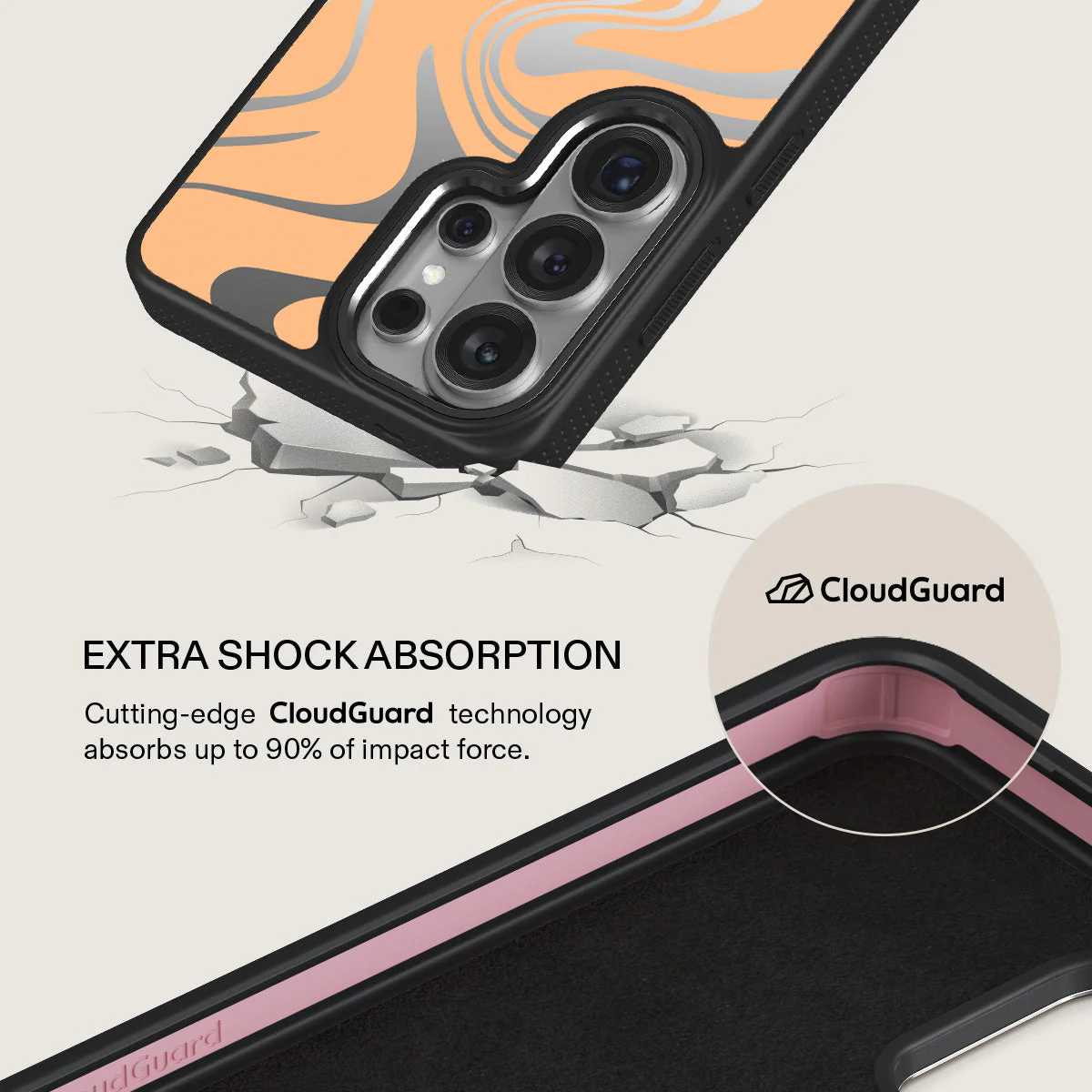 High Vibrations - Color Swirl Samsung Galaxy S26 Ultra Case - Image 50