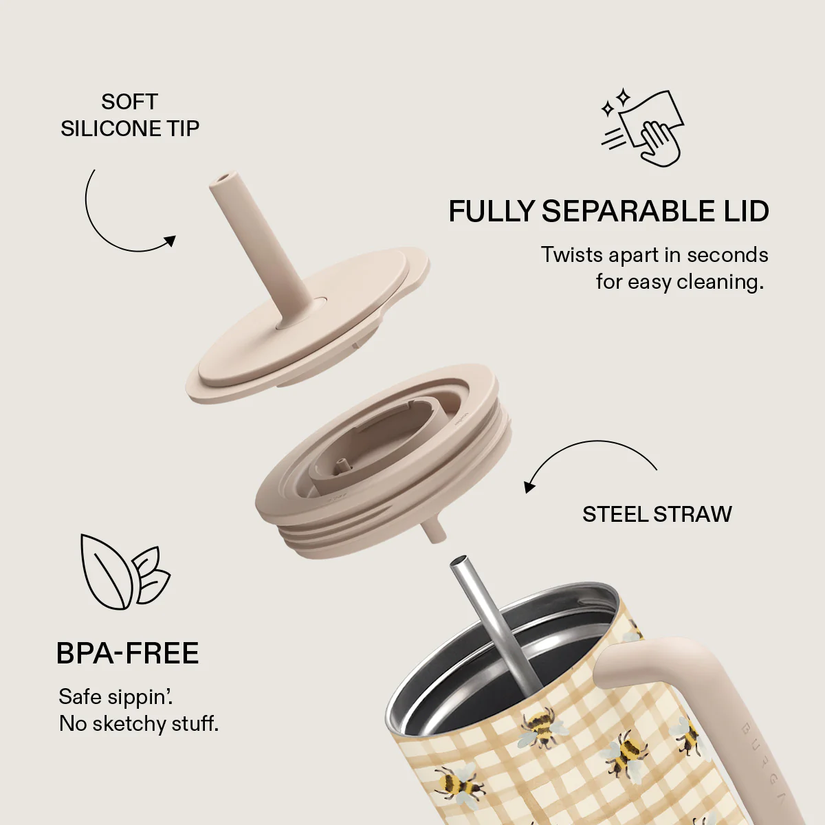 Honeycomb - All Day Leakproof Tumbler - Image 6