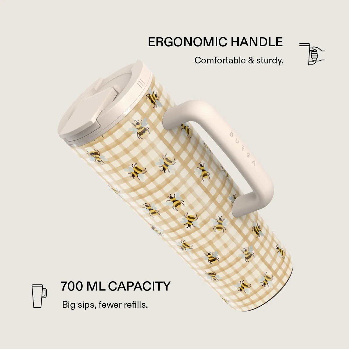 Honeycomb - EasyGrip Travel Mug - Image 2