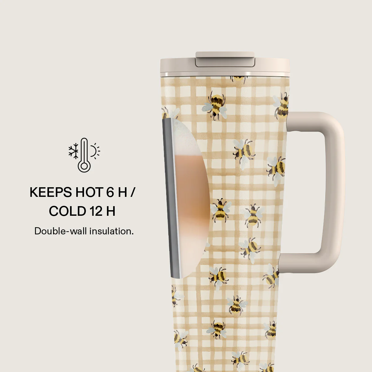 Honeycomb - EasyGrip Travel Mug - Image 4