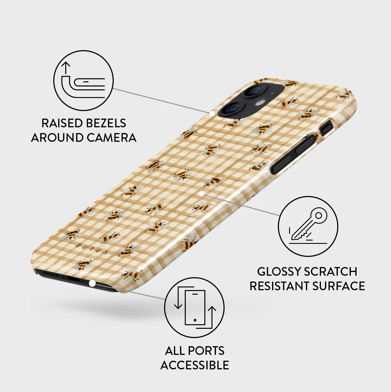 Honeycomb - iPhone 12 Mini Case - Image 3