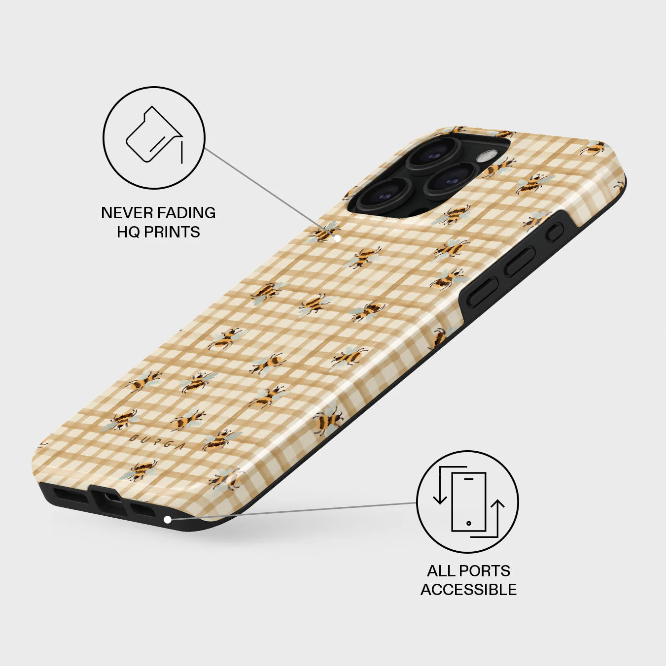 Honeycomb - iPhone 15 Pro Case - Image 3
