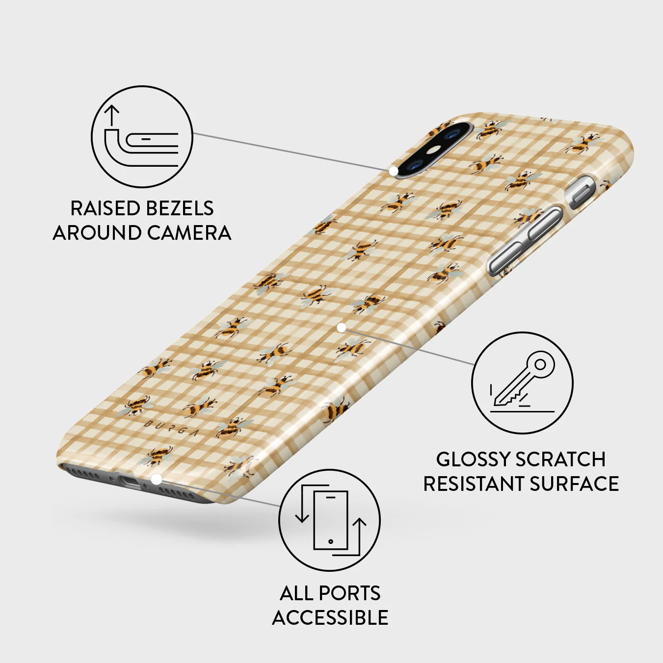 Honeycomb - iPhone X / XS Case - Image 3