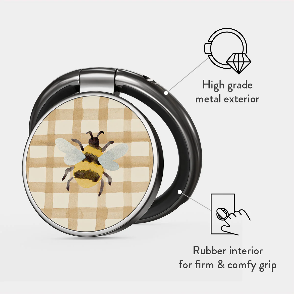 Honeycomb - Adhesive Ring Holder - Image 2