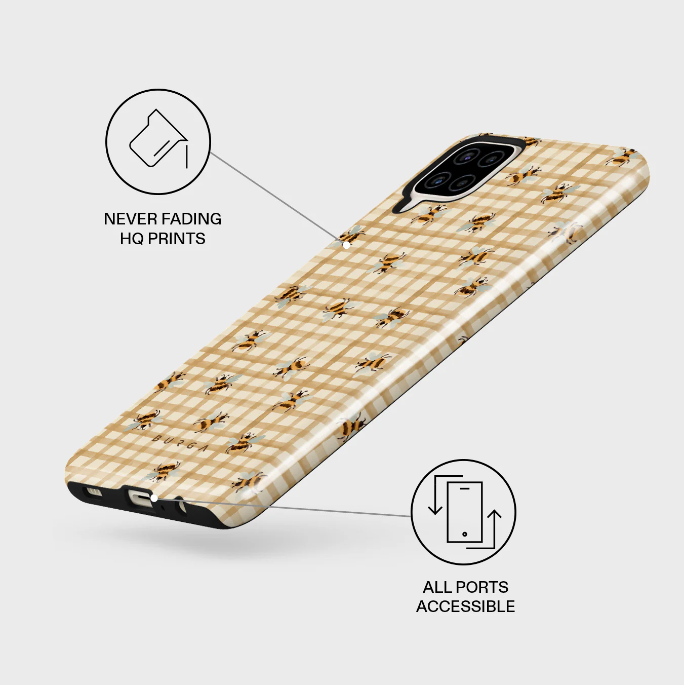 Honeycomb - Samsung Galaxy A12 4G Case - Image 3