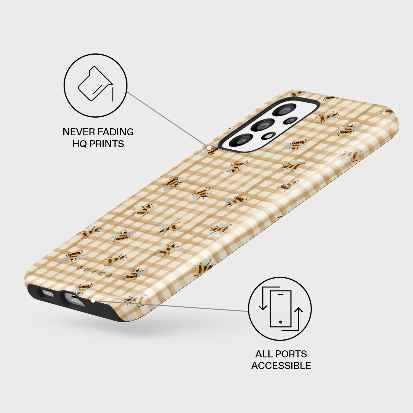 Honeycomb - Samsung Galaxy A73 Case - Image 3