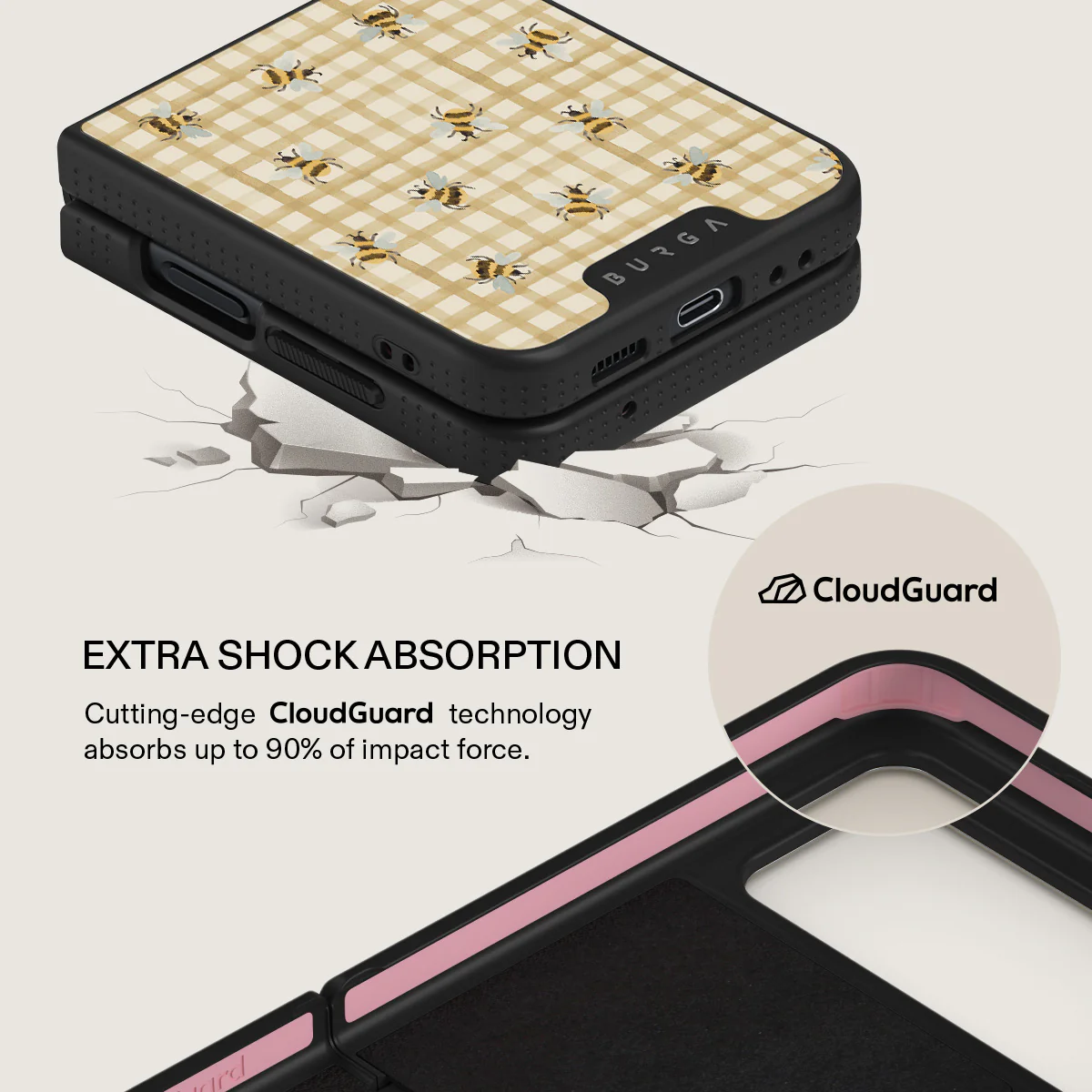 Honeycomb - Samsung Galaxy Z Flip 4 Case - Image 22