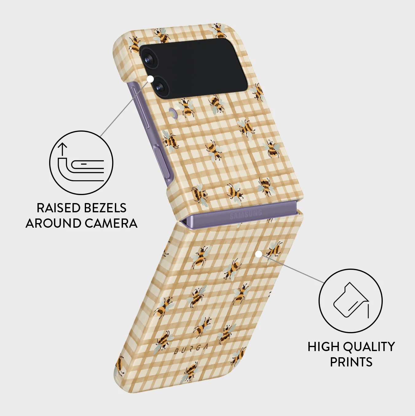 Honeycomb - Samsung Galaxy Z Flip 4 Case - Image 3
