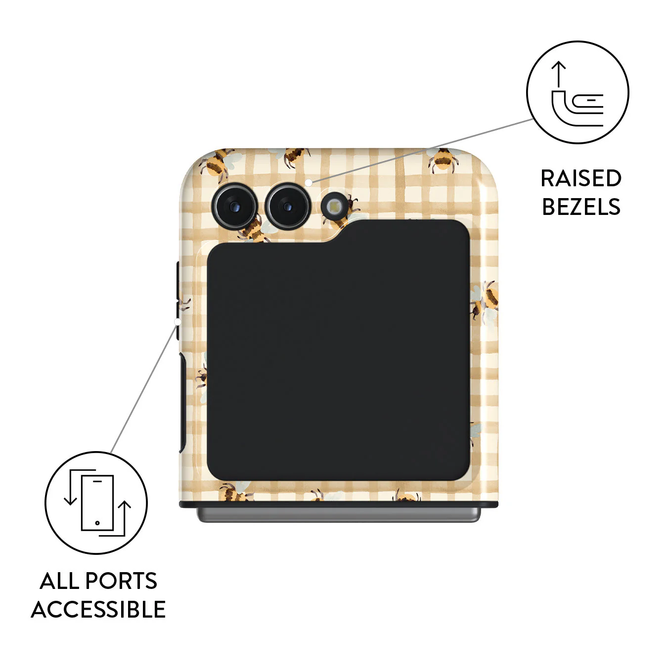 Honeycomb - Samsung Galaxy Z Flip 5 Case - Image 3