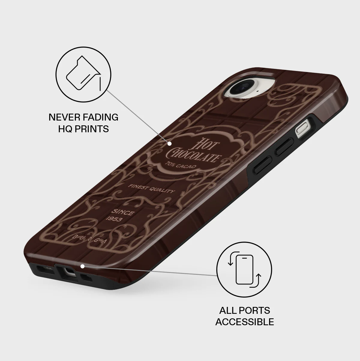Hot Chocolate - iPhone 17e Case - Image 3