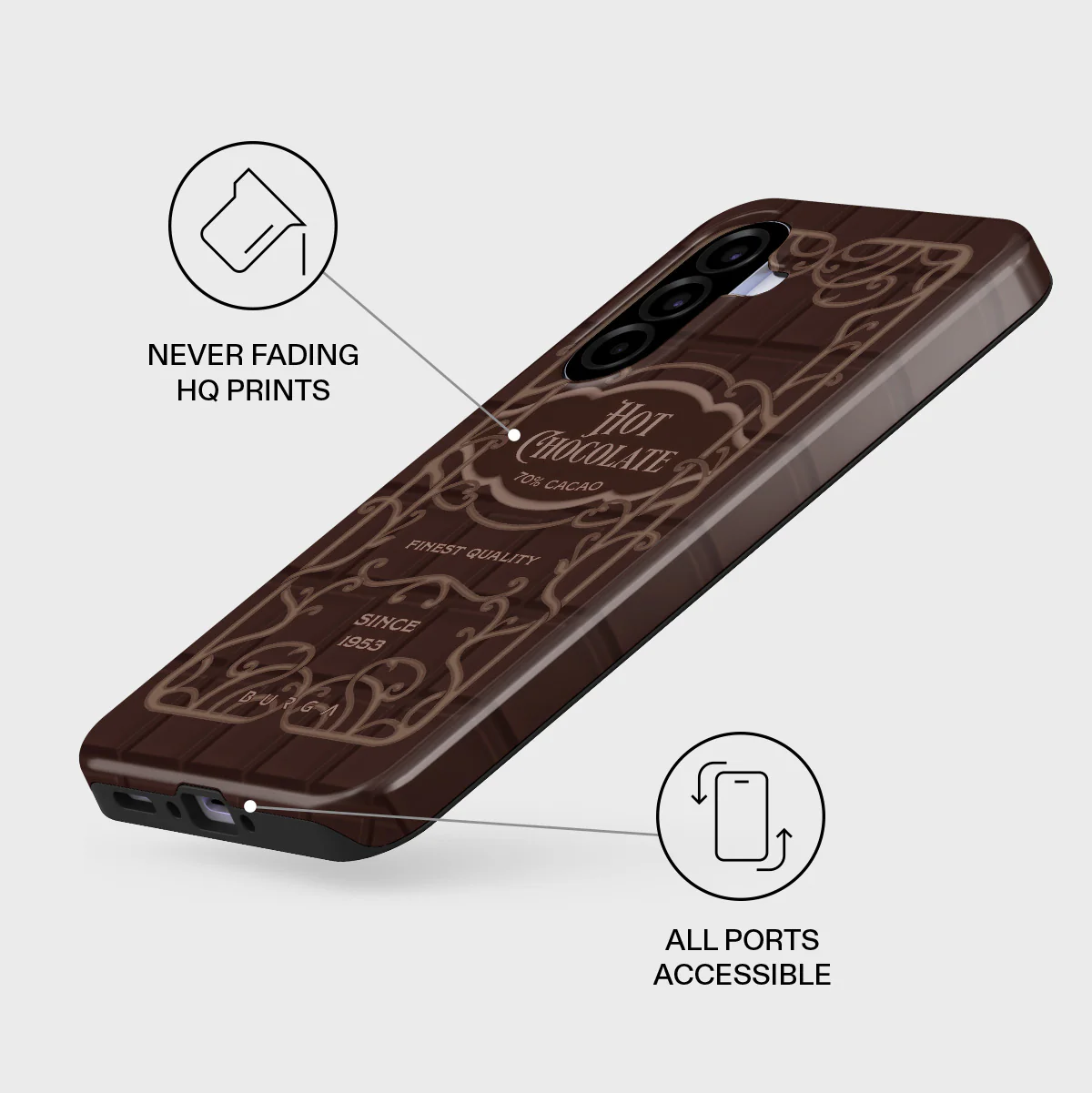 Hot Chocolate - Samsung Galaxy A37 5G Case - Image 3