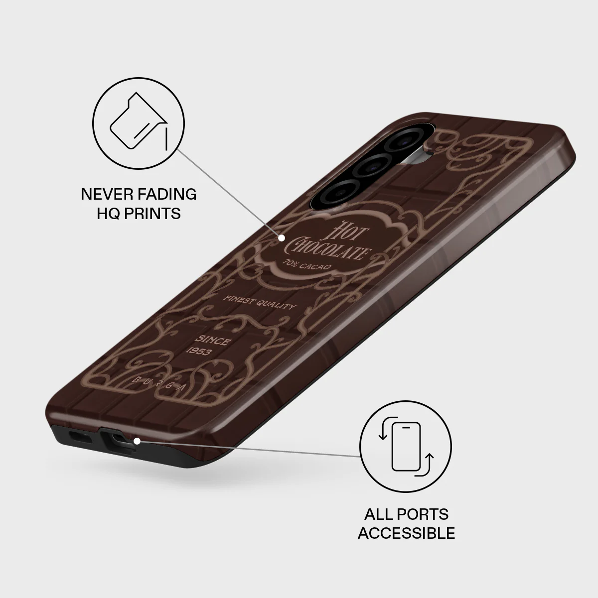 Hot Chocolate - Samsung Galaxy A57 5G Case - Image 3