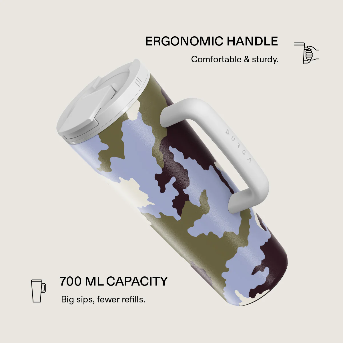 Icefield - EasyGrip Travel Mug - Image 2