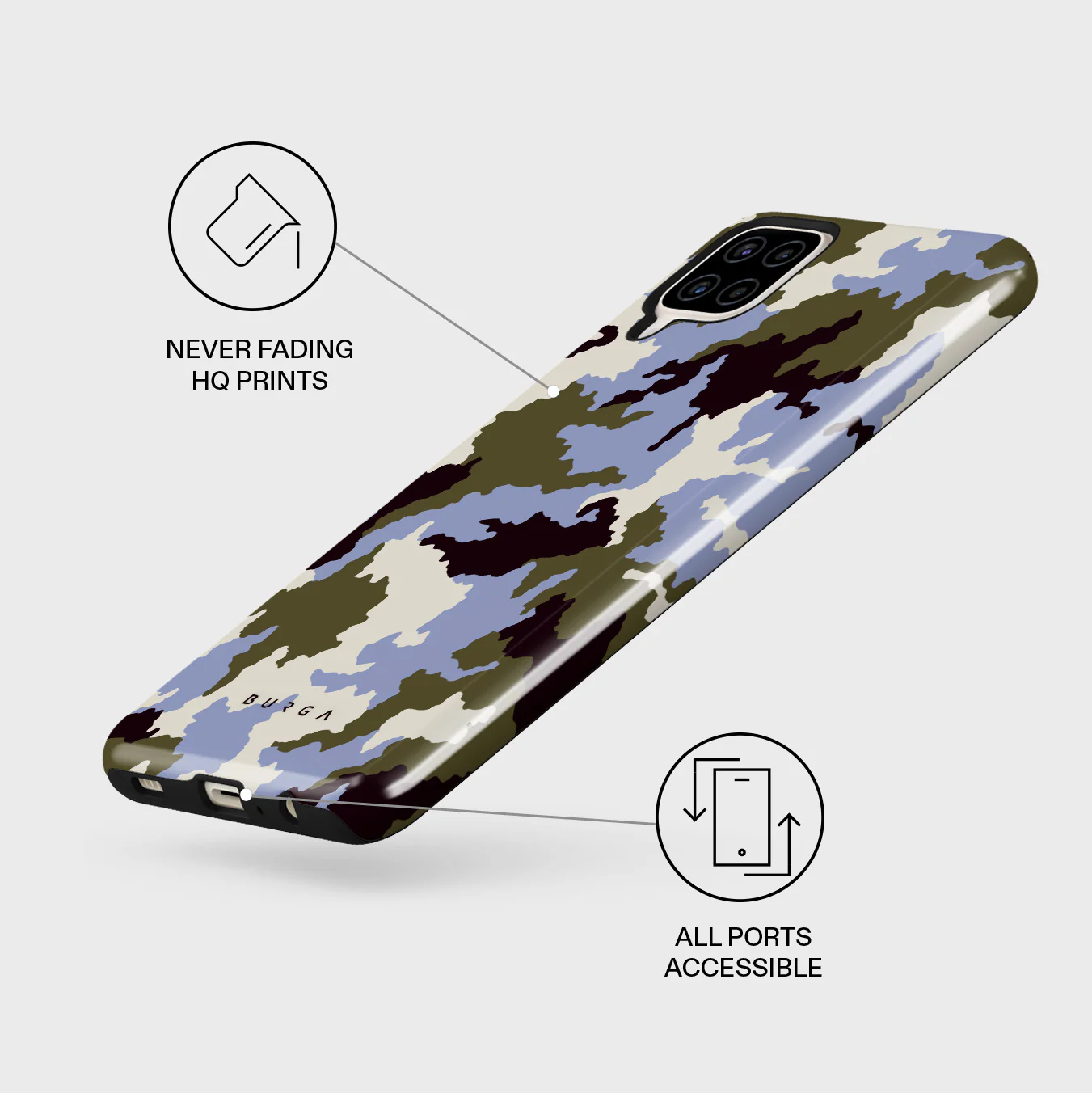 Icefield - Samsung Galaxy A12 4G Case - Image 3