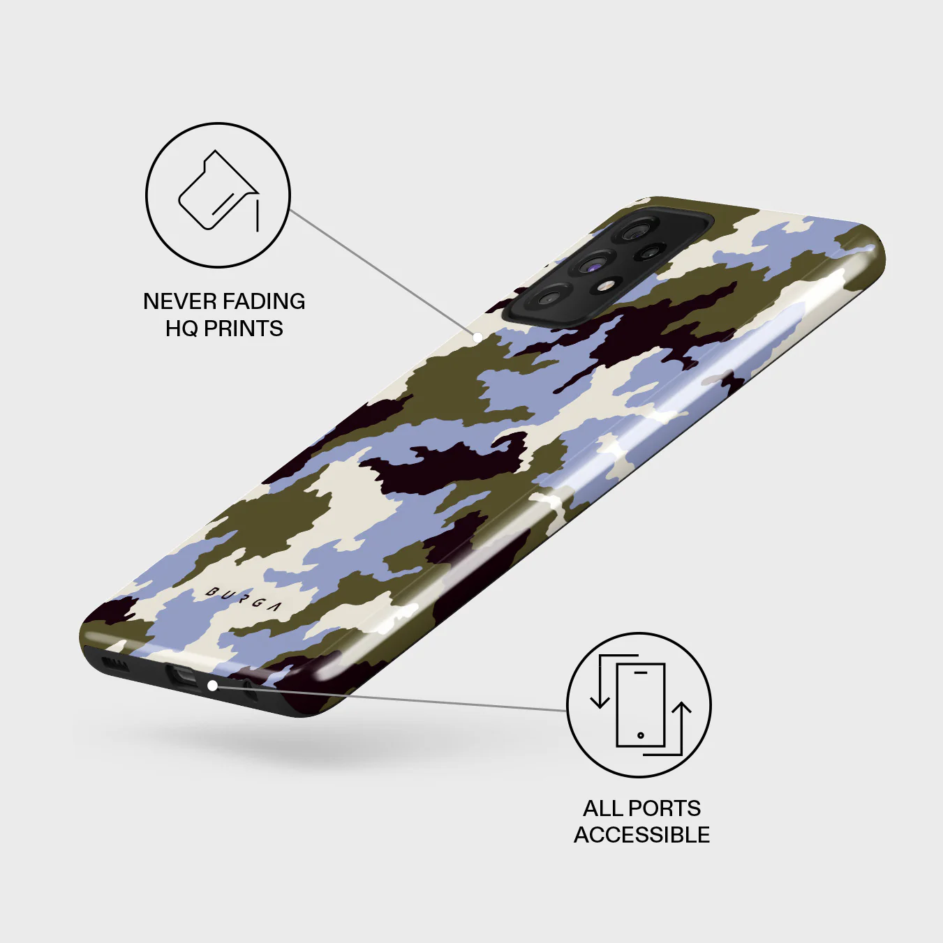 Icefield - Samsung Galaxy A72 4G / 5G Case - Image 7