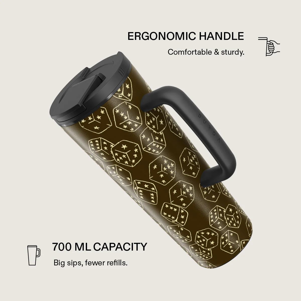 Jackpot - EasyGrip Travel Mug - Image 2