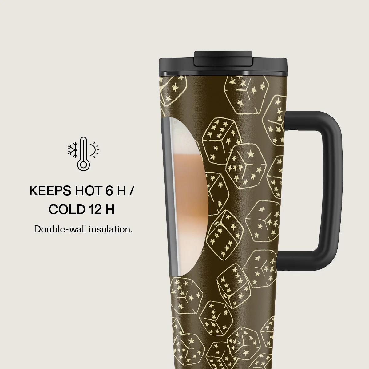 Jackpot - EasyGrip Travel Mug - Image 4