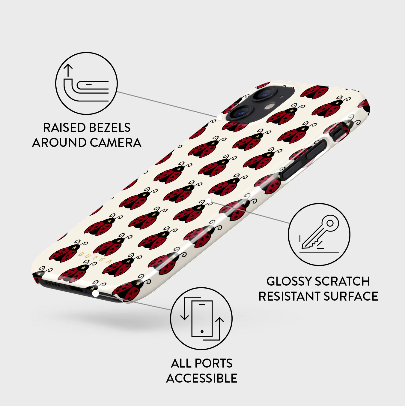Lady Luck - iPhone 12 Mini Case - Image 3