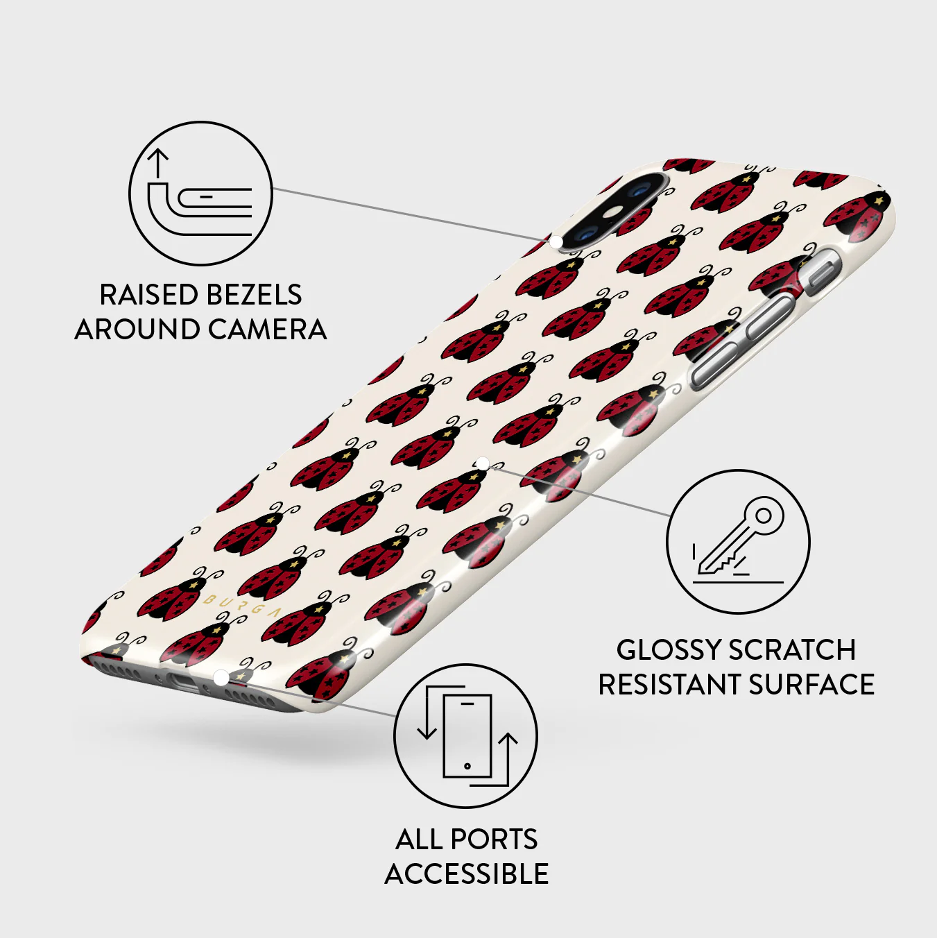 Lady Luck - iPhone X / XS Case - Image 3