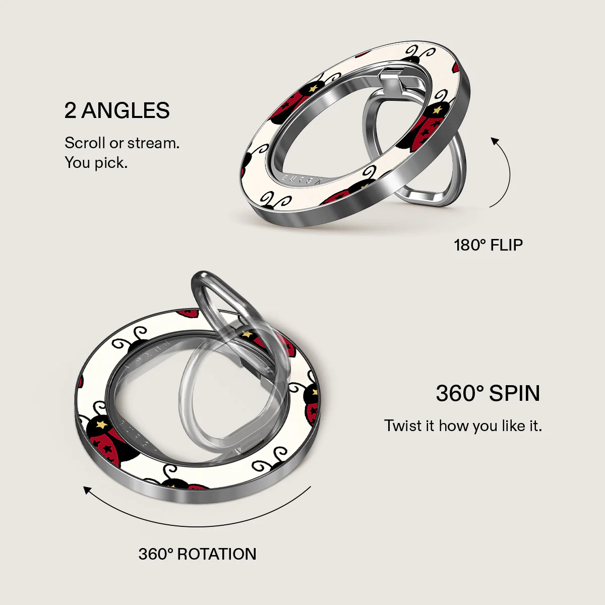 Lady Luck - Magnetic Ring Holder - Image 3