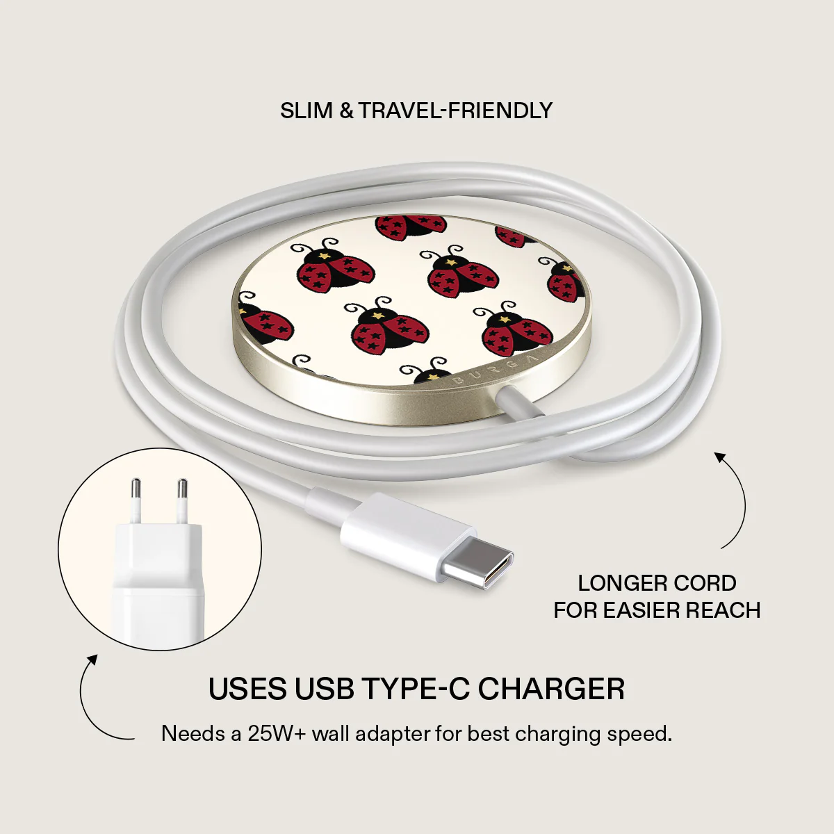 Lady Luck - Magnetic Wireless Charger - Image 3