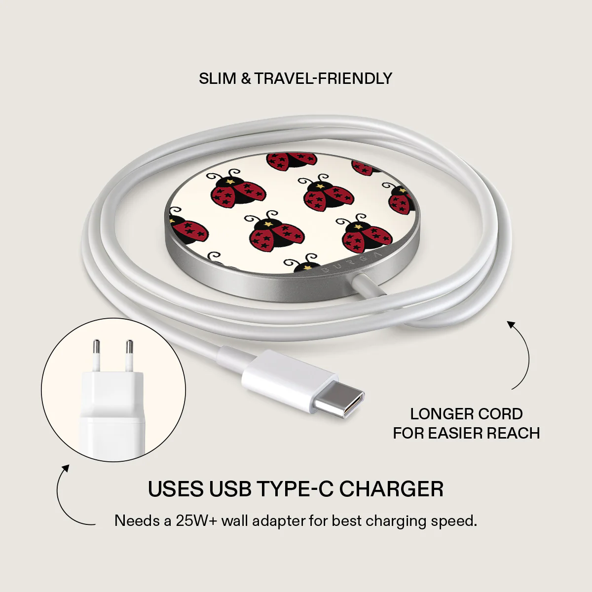 Lady Luck - Magnetic Wireless Charger - Image 9