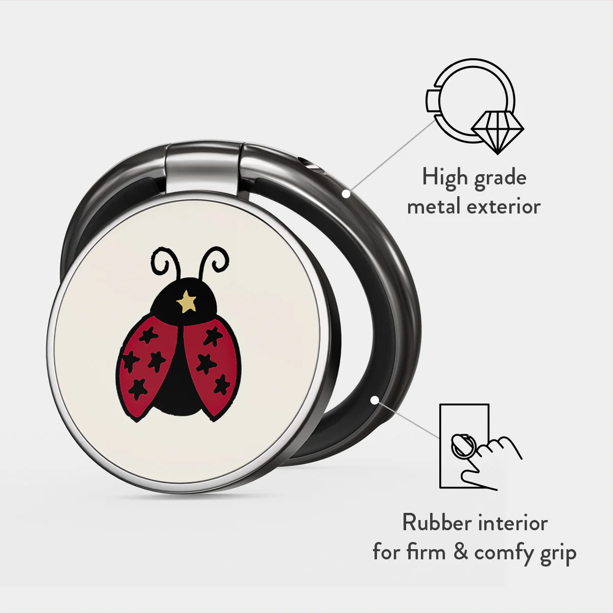 Lady Luck - Adhesive Ring Holder - Image 2