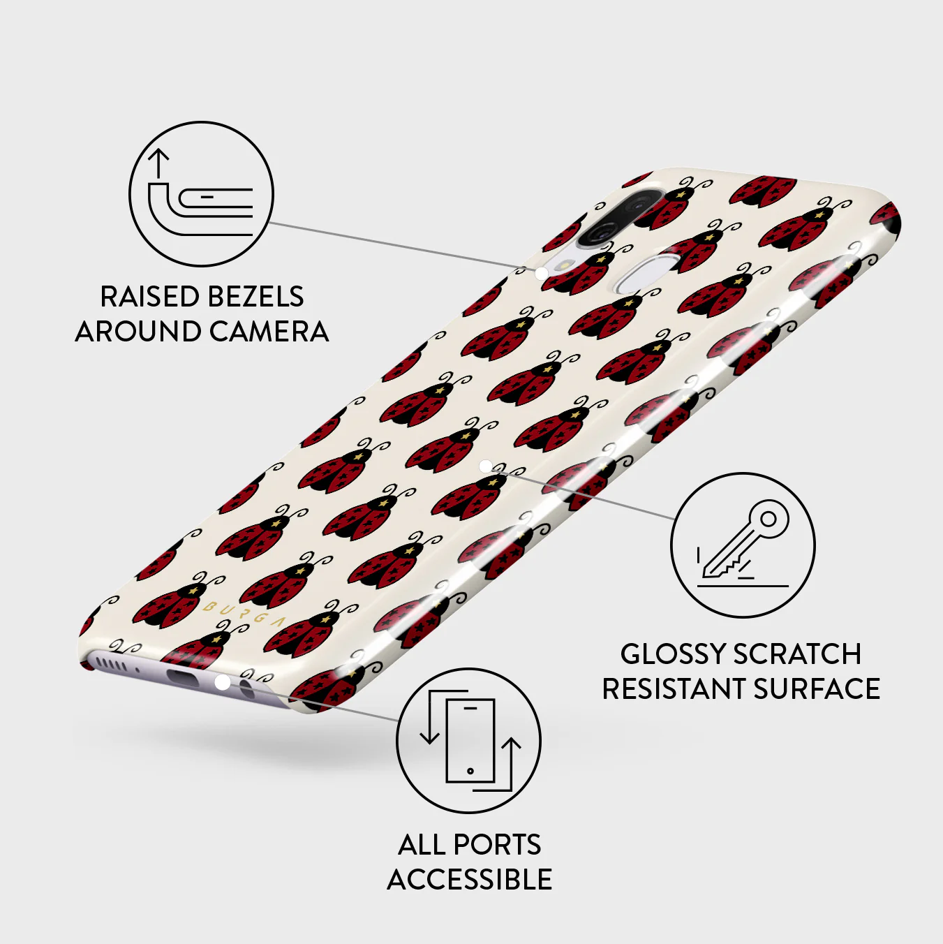 Lady Luck - Samsung Galaxy A40 Case - Image 3