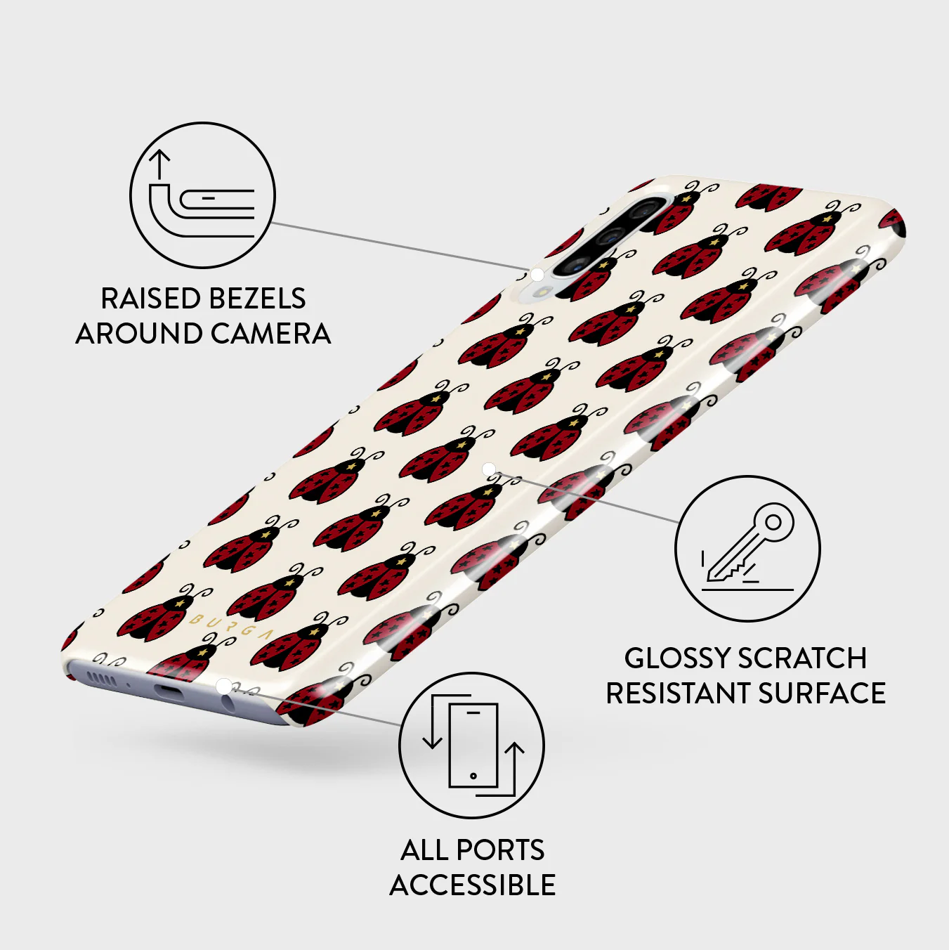 Lady Luck - Samsung Galaxy A50 Case - Image 3