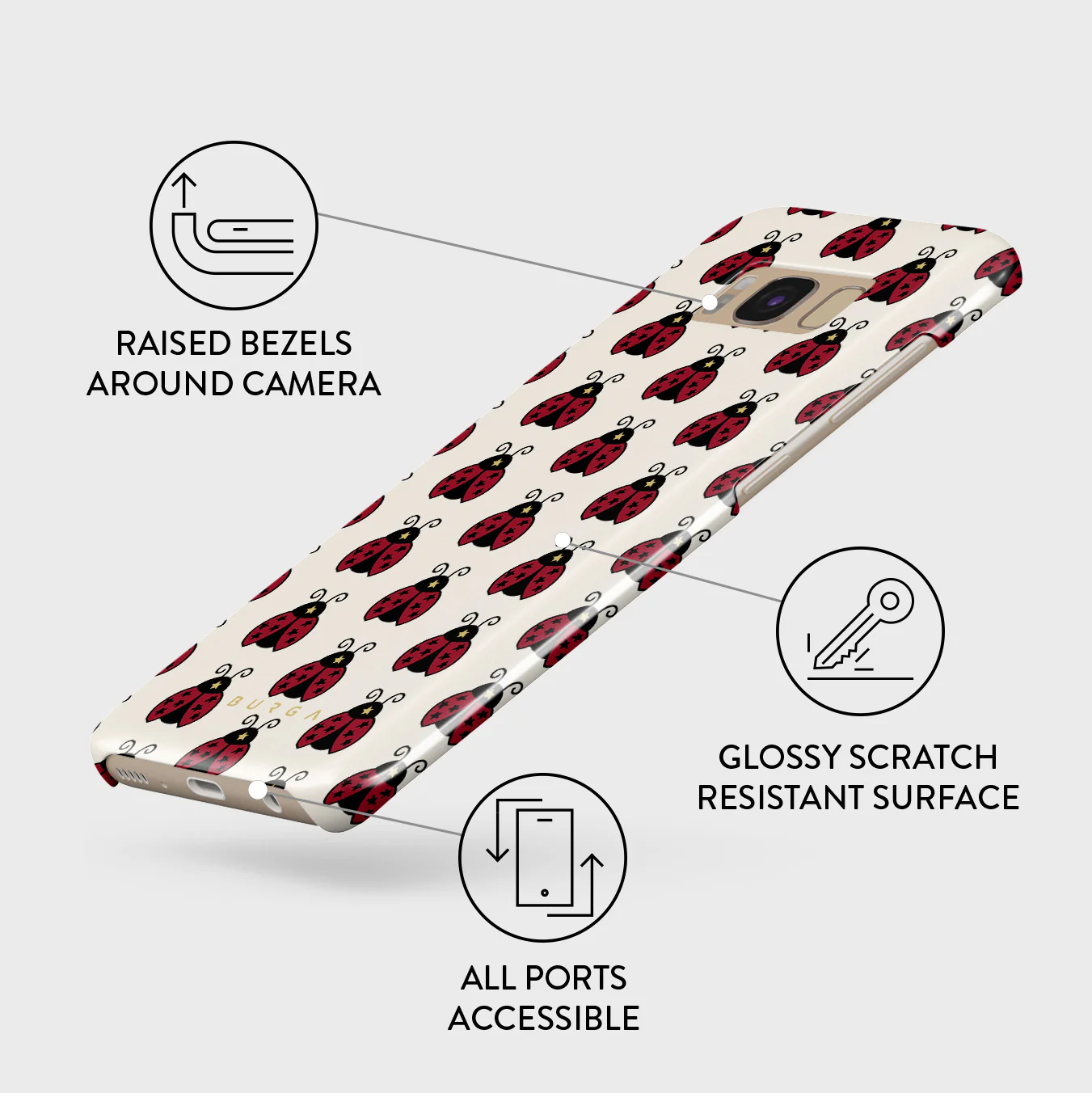 Lady Luck - Samsung Galaxy S8 Case - Image 3