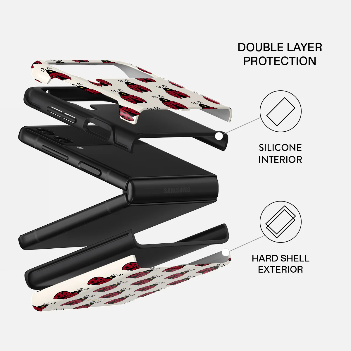 Lady Luck - Samsung Galaxy Z Flip 3 Case - Image 2