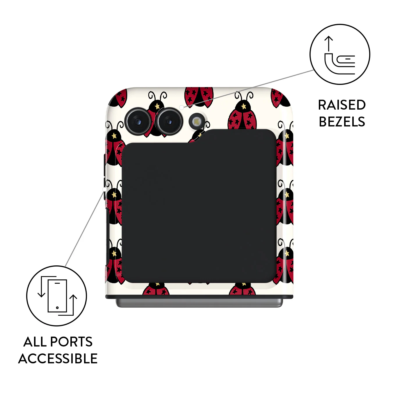 Lady Luck - Samsung Galaxy Z Flip 5 Case - Image 3