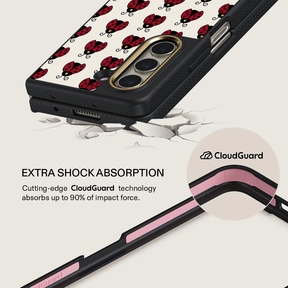 Lady Luck - Samsung Galaxy Z Fold 5 Case - Image 3